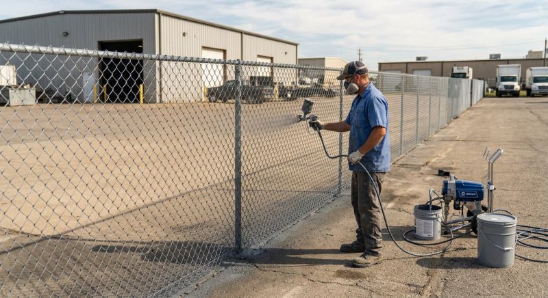 Commercial Fence Painting in Boulder, CO