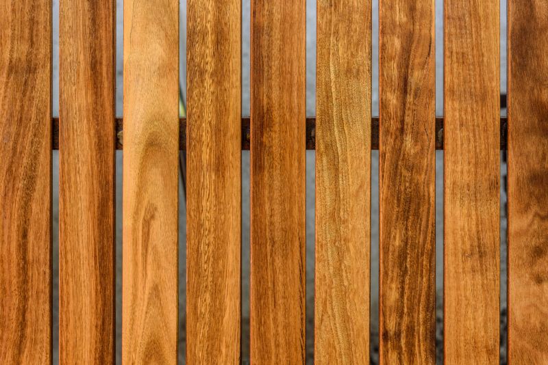 Stained Wooden Fence